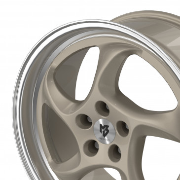 MB-DESIGN TURBO Champagner poliert