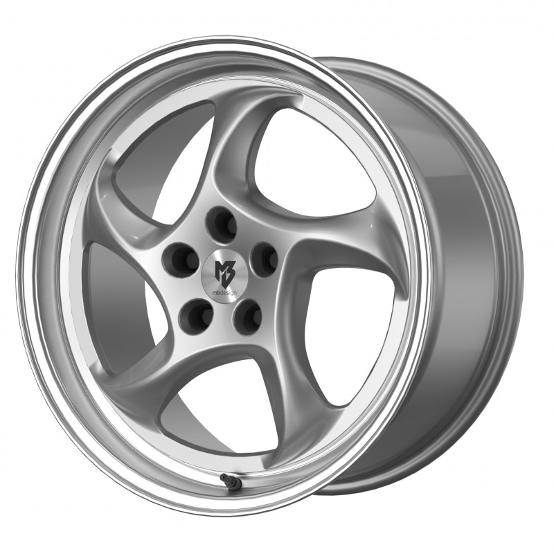 MB-DESIGN TURBO Silber poliert