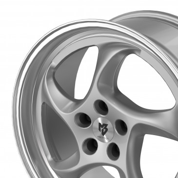 MB-DESIGN TURBO Silber poliert