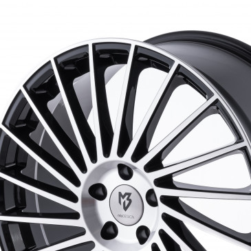 MB-DESIGN VR3 Glanzschwarz poliert