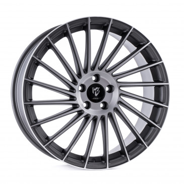 MB-DESIGN VR3 Mattgrau poliert