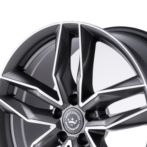 Meisterwerk Wheels MW08 grey / front polished