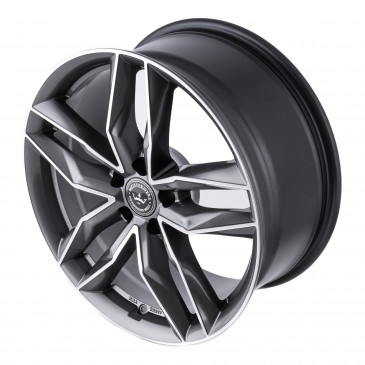 Meisterwerk Wheels MW08 grey / front polished