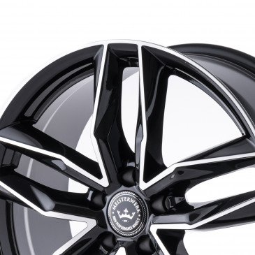 Meisterwerk Wheels MW08 black / polished