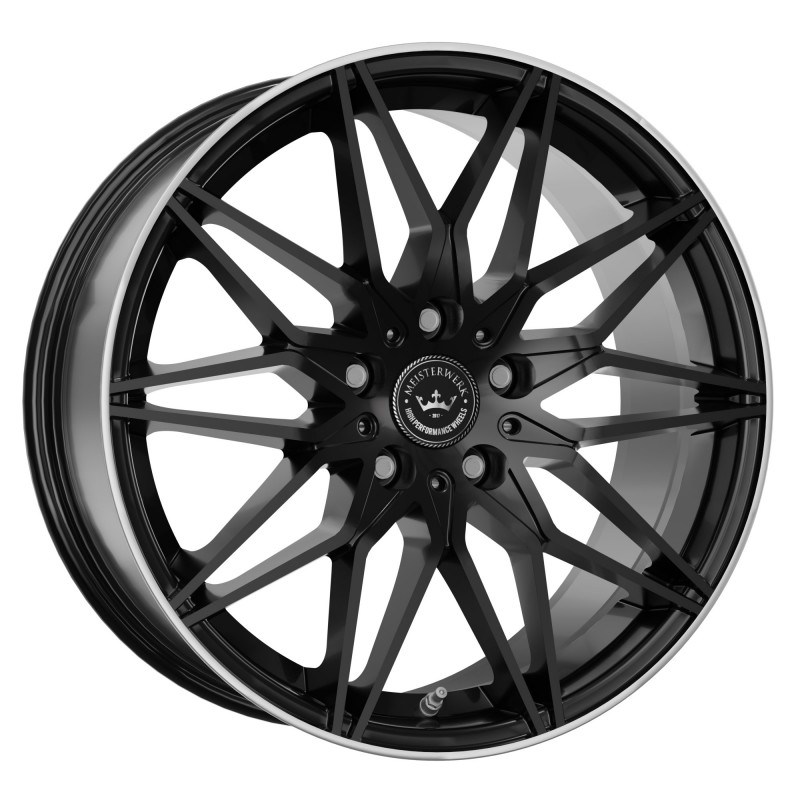 Meisterwerk Wheels MW09 black / lip polished