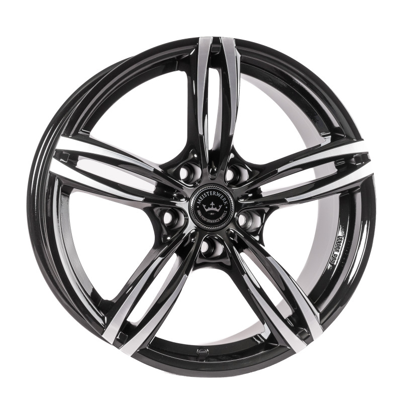 Meisterwerk Wheels MW11 Black Polished