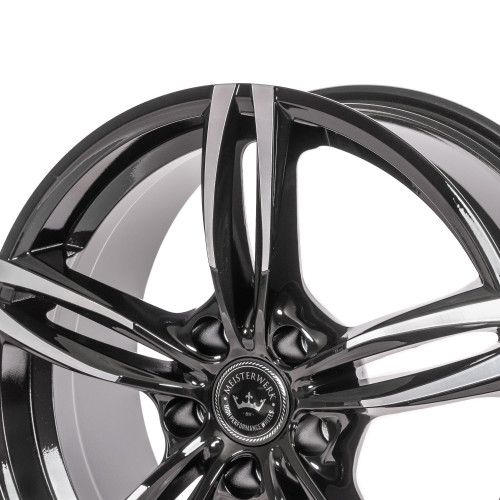 Meisterwerk Wheels MW11 Black Polished