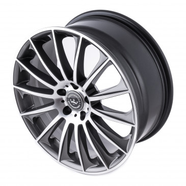 Meisterwerk Wheels MW16 grey / front polished