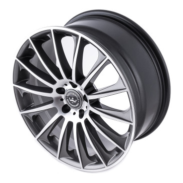 Meisterwerk Wheels MW16 grey / front polished