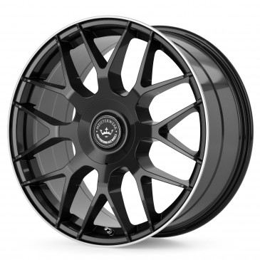 Meisterwerk Wheels MW17 black / lip polished