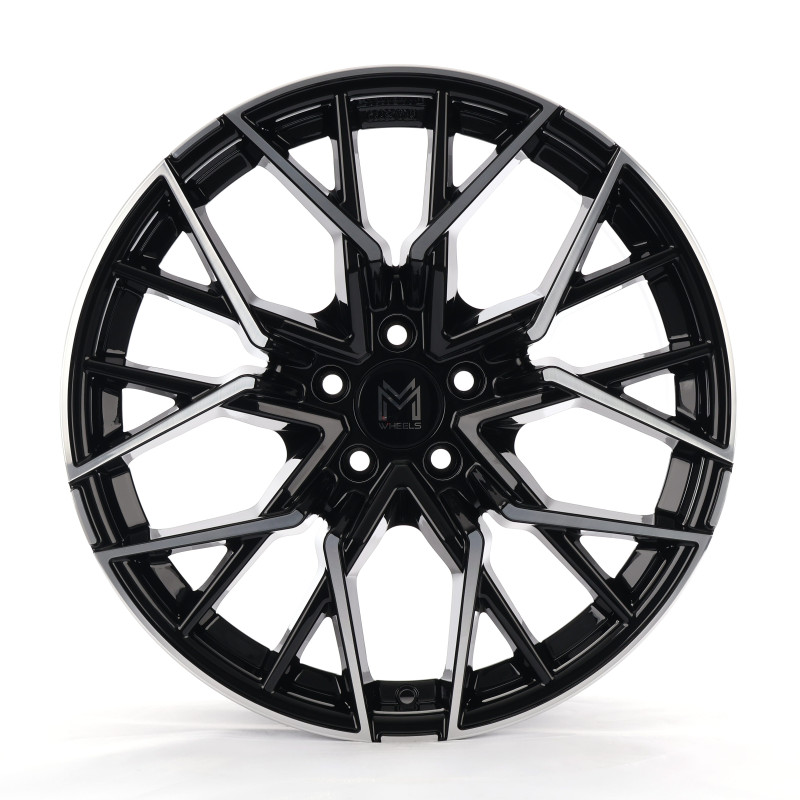 MM Wheels MM06 Black Polished