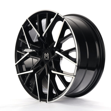 MM Wheels MM06 Black Polished