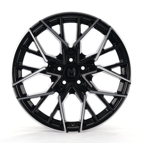 MM Wheels MM06 Black Polished