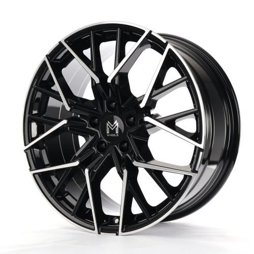 MM Wheels MM06 Black Polished