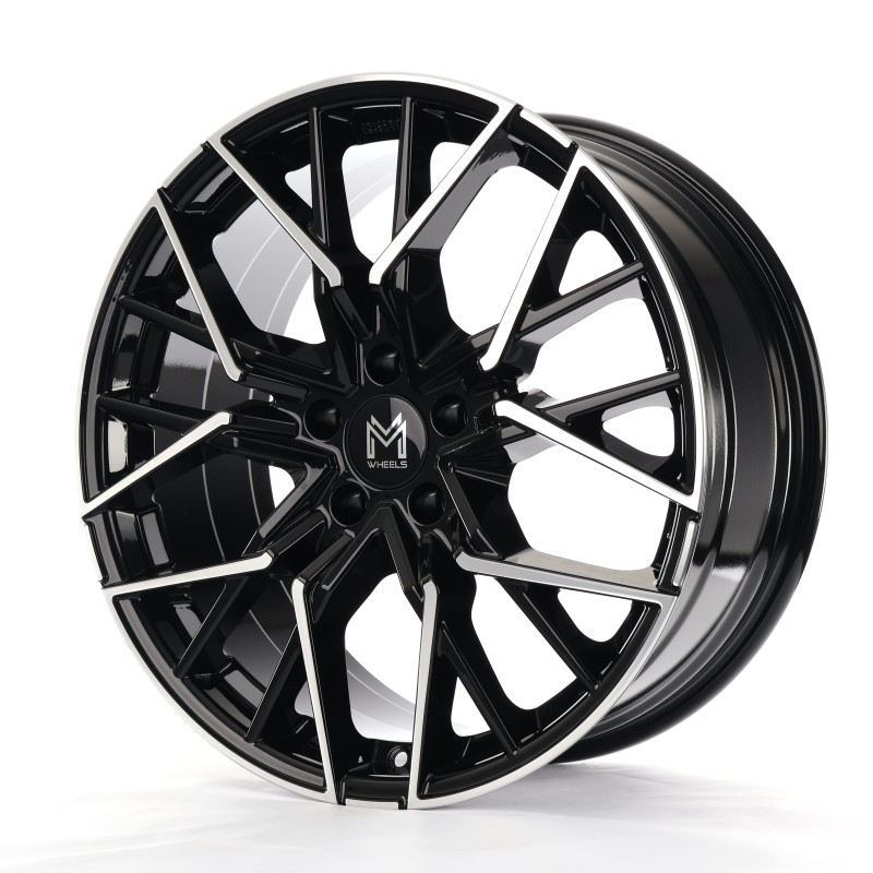 MM Wheels MM06 Black Polished