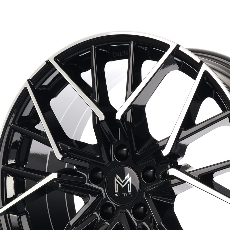 MM Wheels MM06 Black Polished