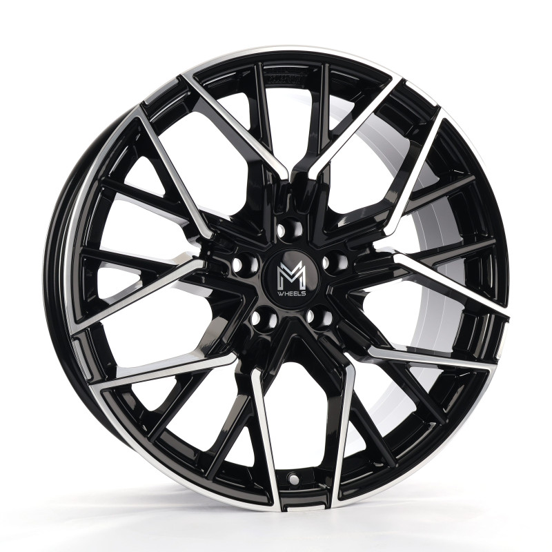 MM Wheels MM06 Black Polished
