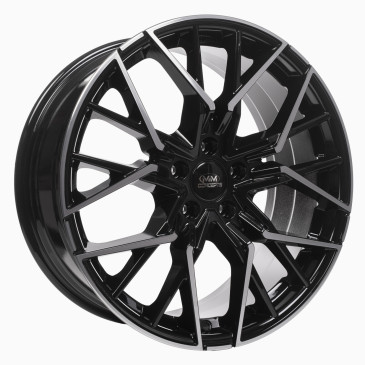 MM Wheels MM06 Black Polished