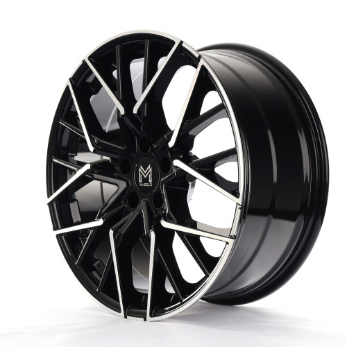 MM Wheels MM06 Black Polished