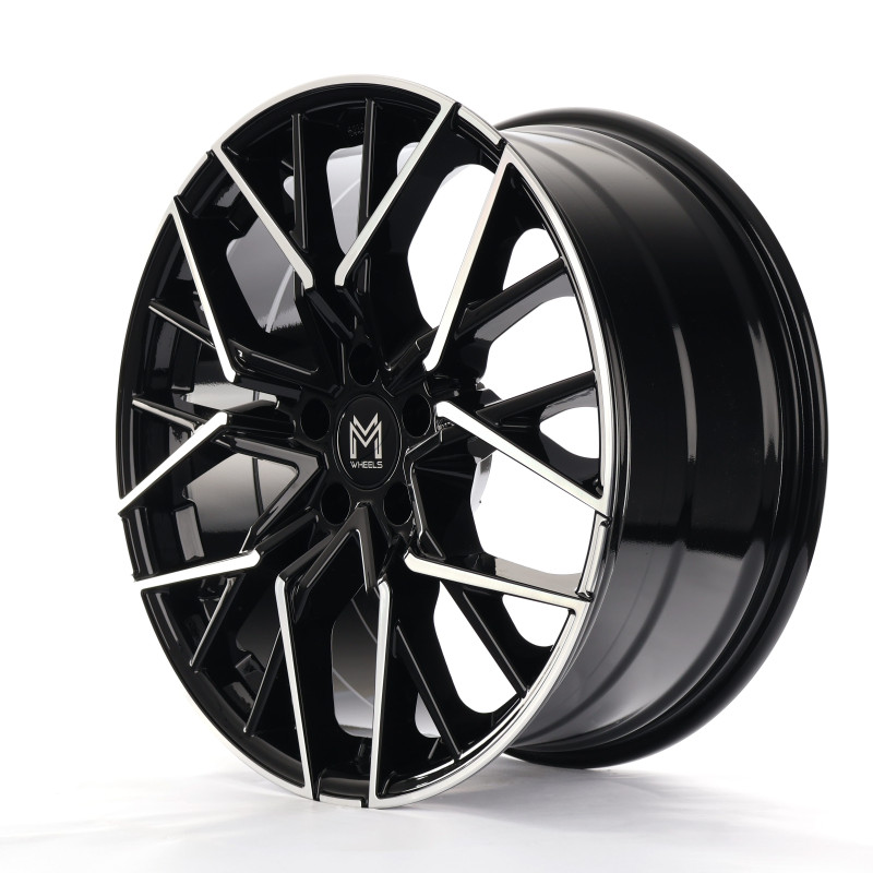 MM Wheels MM06 Black Polished