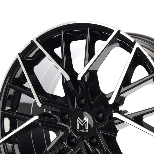 MM Wheels MM06 Black Polished