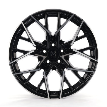MM Wheels MM06 Black Polished