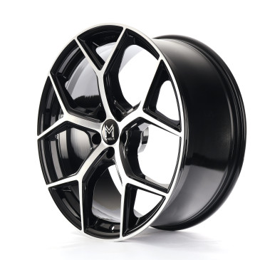 MM Wheels MM08 Black Polished