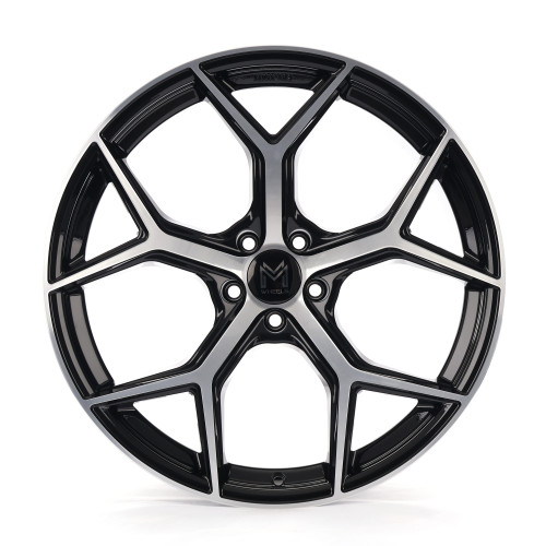 MM Wheels MM08 Black Polished