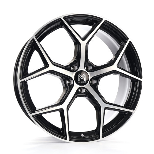 MM Wheels MM08 Black Polished