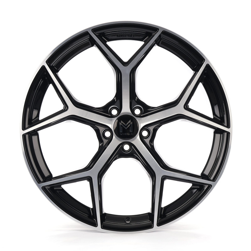 MM Wheels MM08 Black Polished