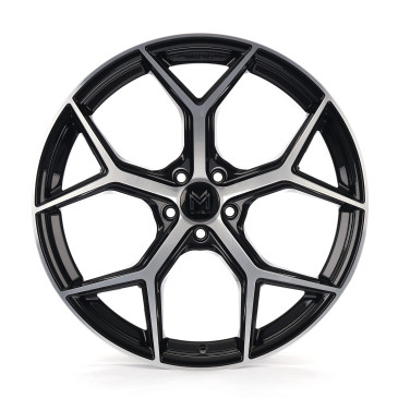 MM Wheels MM08 Black Polished