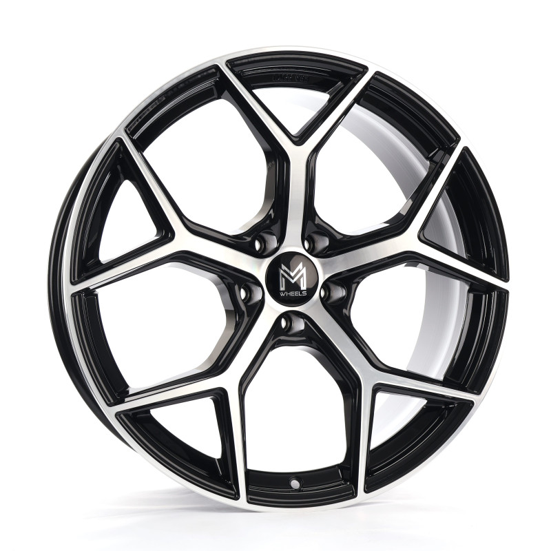 MM Wheels MM08 Black Polished