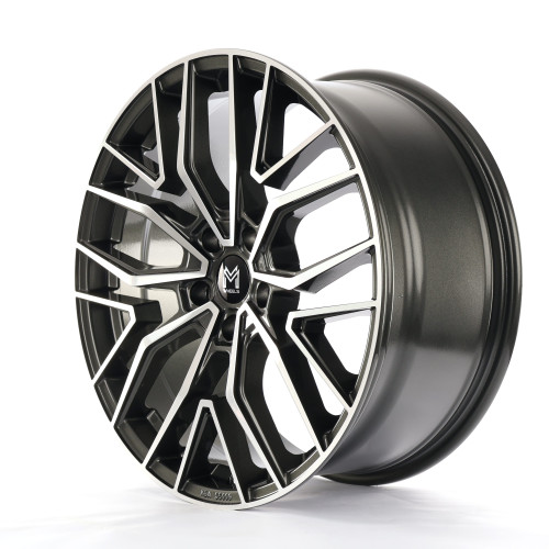 MM Wheels MM09 Glossy Gunmetal Machined