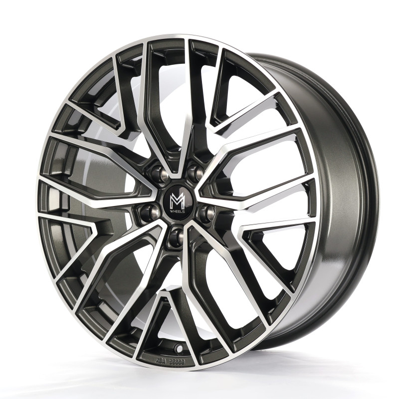 MM Wheels MM09 Glossy Gunmetal Machined