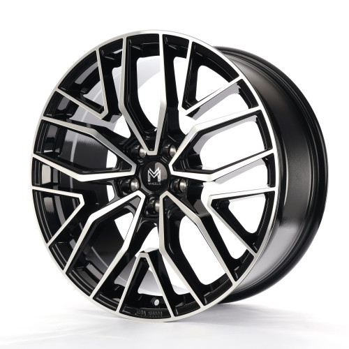 MM Wheels MM09 Glossy Black Machined