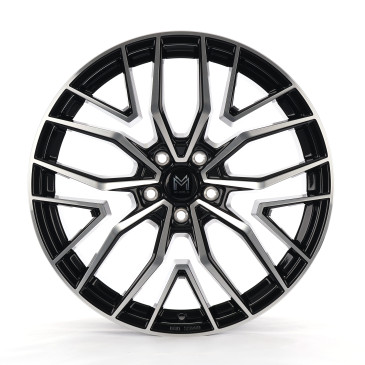 MM Wheels MM09 Glossy Black Machined