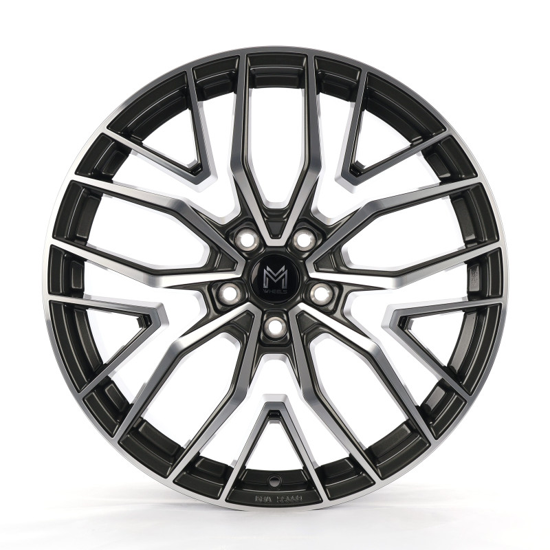 MM Wheels MM09 Glossy Gunmetal Machined
