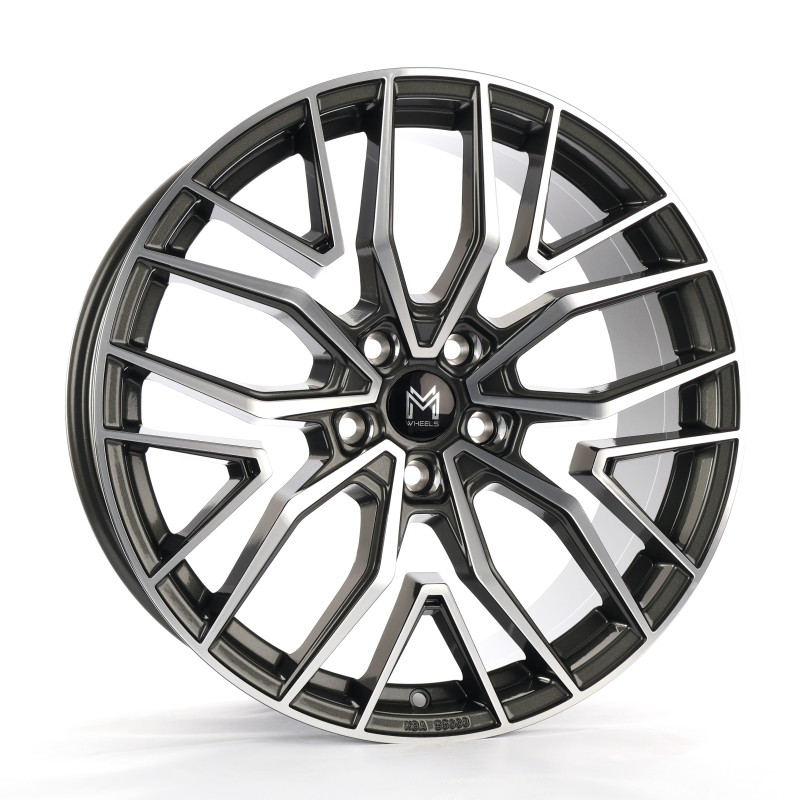 MM Wheels MM09 Glossy Gunmetal Machined