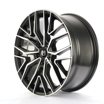 MM Wheels MM09 Glossy Gunmetal Machined