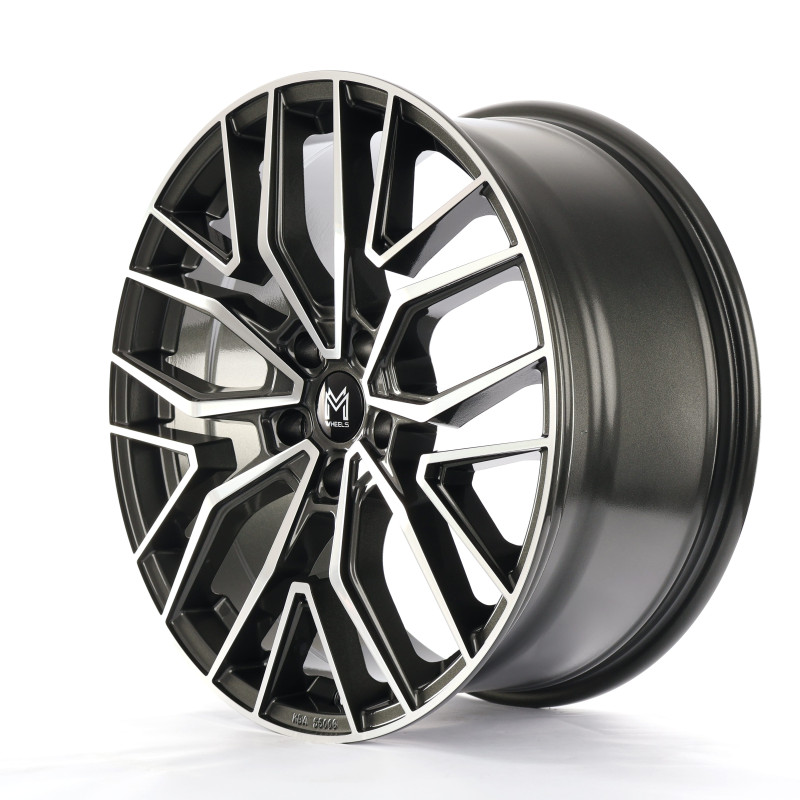 MM Wheels MM09 Glossy Gunmetal Machined