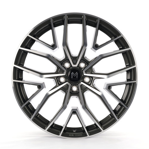 MM Wheels MM09 Glossy Gunmetal Machined