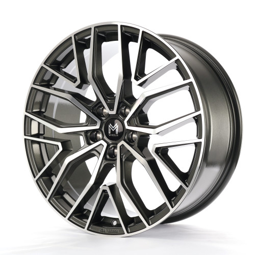 MM Wheels MM09 Glossy Gunmetal Machined