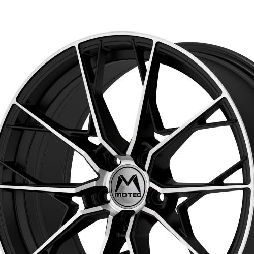 Motec MCR7-BLAZE Schwarz Matt Poliert