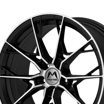Motec MCR7-BLAZE Schwarz Matt Poliert
