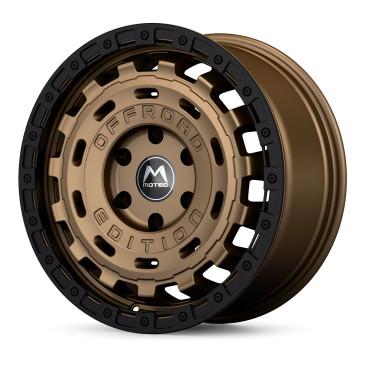 Motec MOF1-R-Cross Bronze Matt / Schwarzer Ring