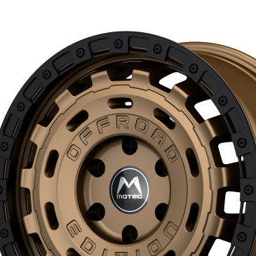 Motec MOF1-R-Cross Bronze Matt / Schwarzer Ring