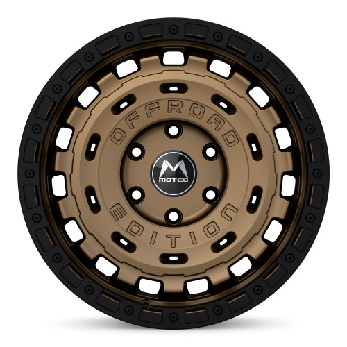 Motec MOF1-R-Cross Bronze Matt / Schwarzer Ring