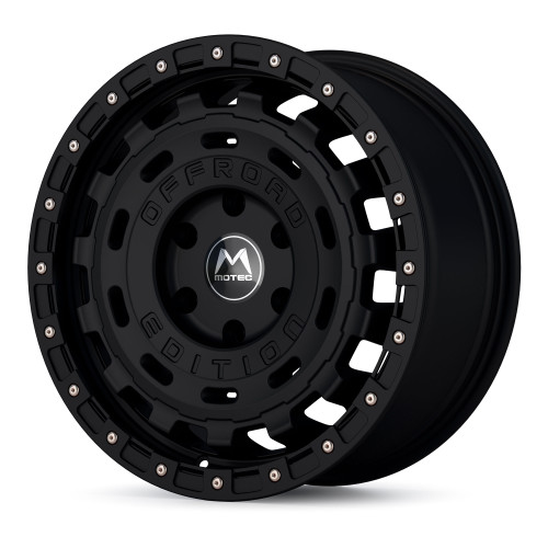 Motec MOF1-R-Cross Schwarz Matt / Schwarzer Ring