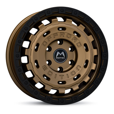 Motec MOF1-R-Cross Bronze Matt / Schwarzer Ring