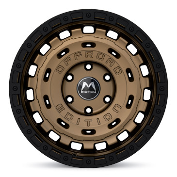 Motec MOF1-R-Cross Bronze Matt / Schwarzer Ring